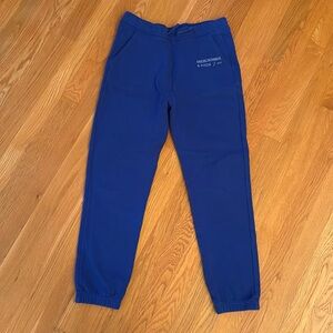Abercrombie Kids joggers, size 13/14, bright blue